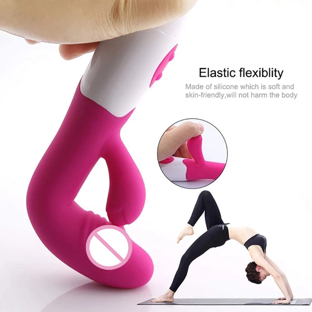 30-Frequency Silicone G-Spot Dual-Stimulation Vibrator with Body-Control Settings — detail image 6