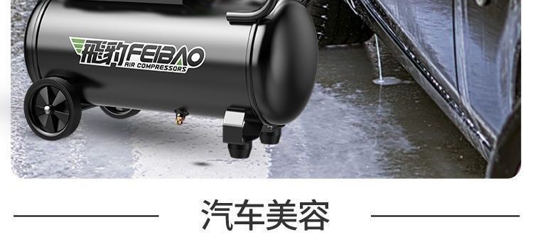 Oil-free silent air compressor, small 220v portable woodworking air pump, high-pressure air pump, air compressor wholesale