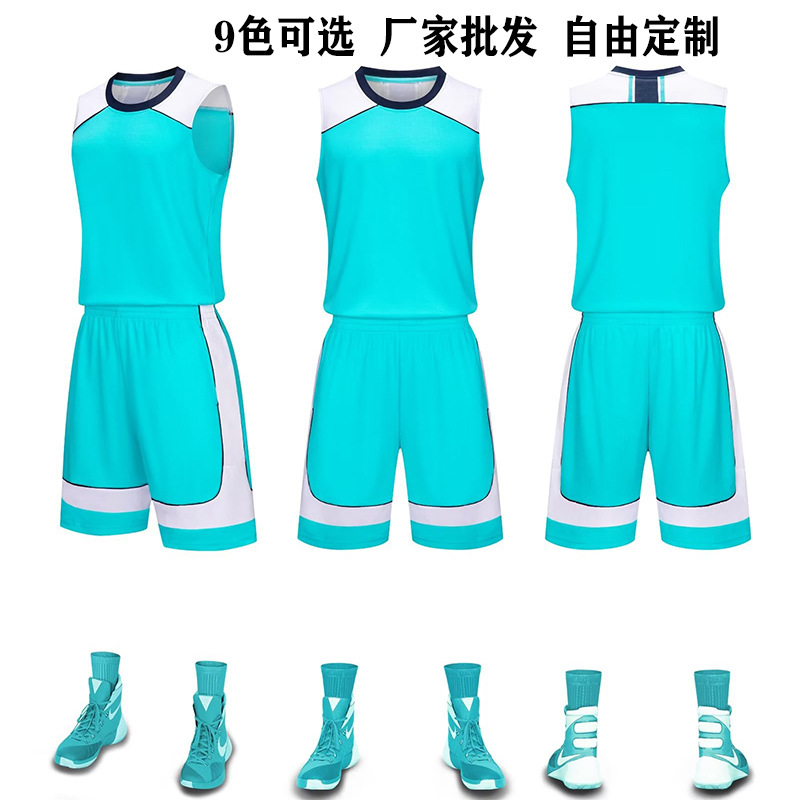 Fast wholesale competition training clothes middle school sports adult summer team uniform basketball uniform suit girls' basketball uniform