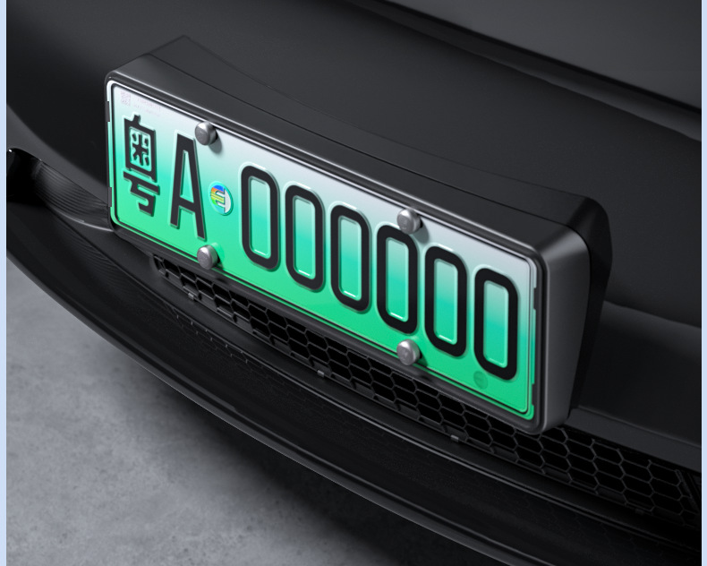 Suitable for the Modified Version of Tesla Model Y/3/Y L License Plate Frame Suspension-Type Full-Cover License Plate Frame Holder Modification