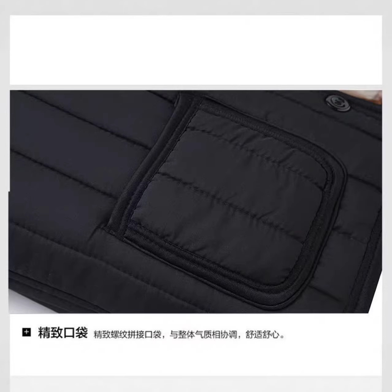 2026 중장년 기모 두꺼운 면 조끼 조끼 아빠 보온 면 조끼 외투 내모 할아버