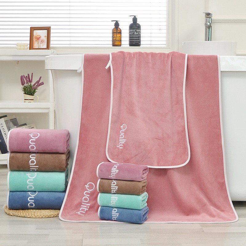 Youth Style Towel and Bath Towel Couple Letter Set, Hair Drying Towel, Household Face Towel, Sports Towel, Bath Towel Youth Style Towel and Bath Towel Couple Letter Set, Hair Drying Towel, Household Face Towel, Sports Towel, Bath Towel