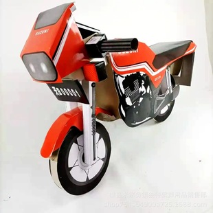 Motorcycle paper, loose paper, sacrifice, funeral, Xiong County, unique funeral supplies, direct sales, environmentally friendly altar