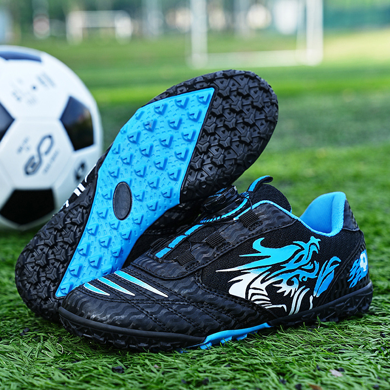 子供用ブロークンネイルTFサッカーシューズ子供用アウトドア小学生トレーニングスパイク競技実用的な男性と女性のスポーツシューズ|undefined