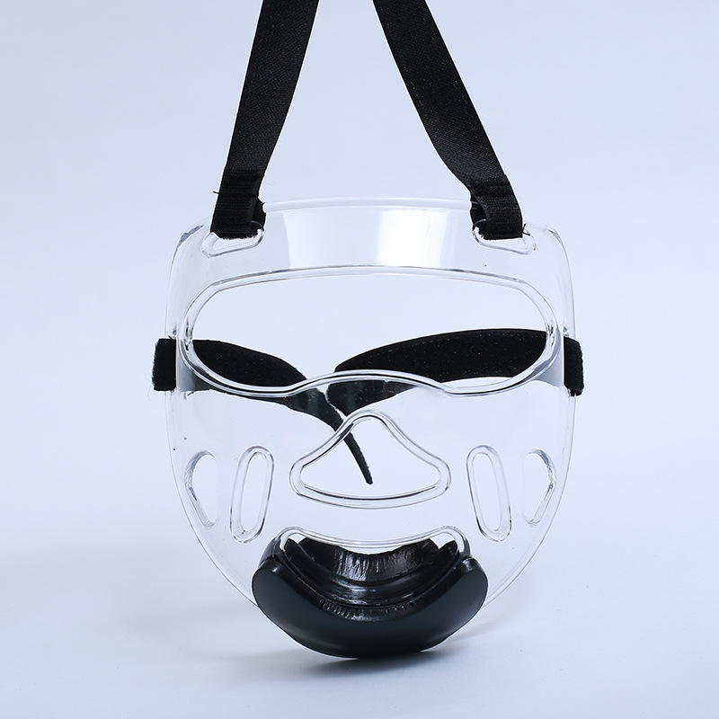 Taekwondo Helmet Face Shield, Transparent and Convenient, Detachable, Suitable for Adults and Children, Martial Arts Protective Gear