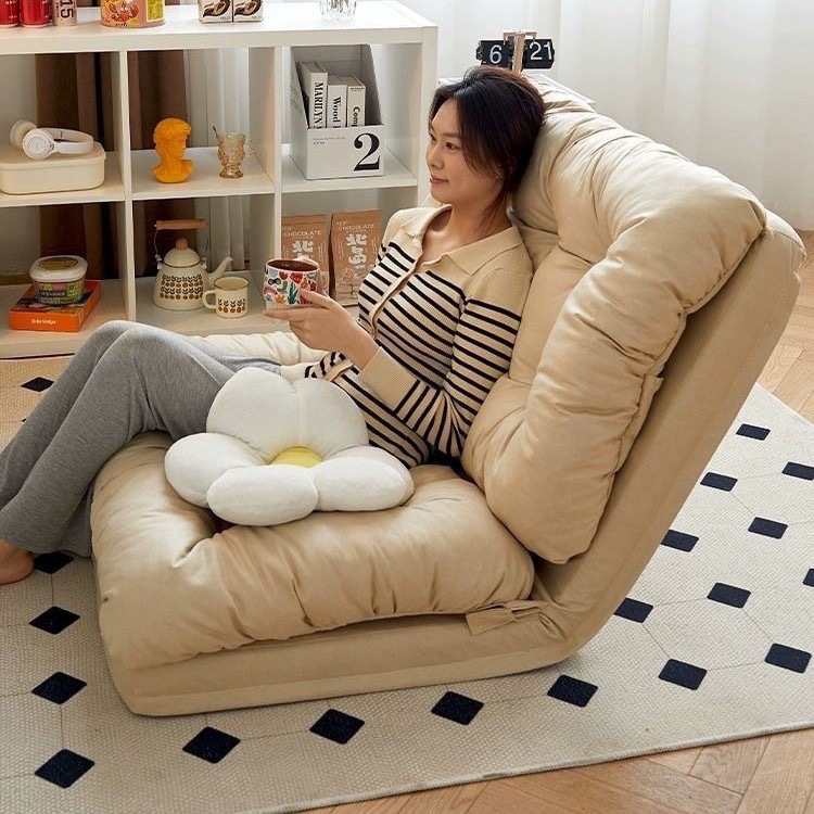 Cross-Border Lazy Sofa Bed Dual-Purpose Reclining and Sleeping Tatami Sofa Bed Living Room Foldable Sofa