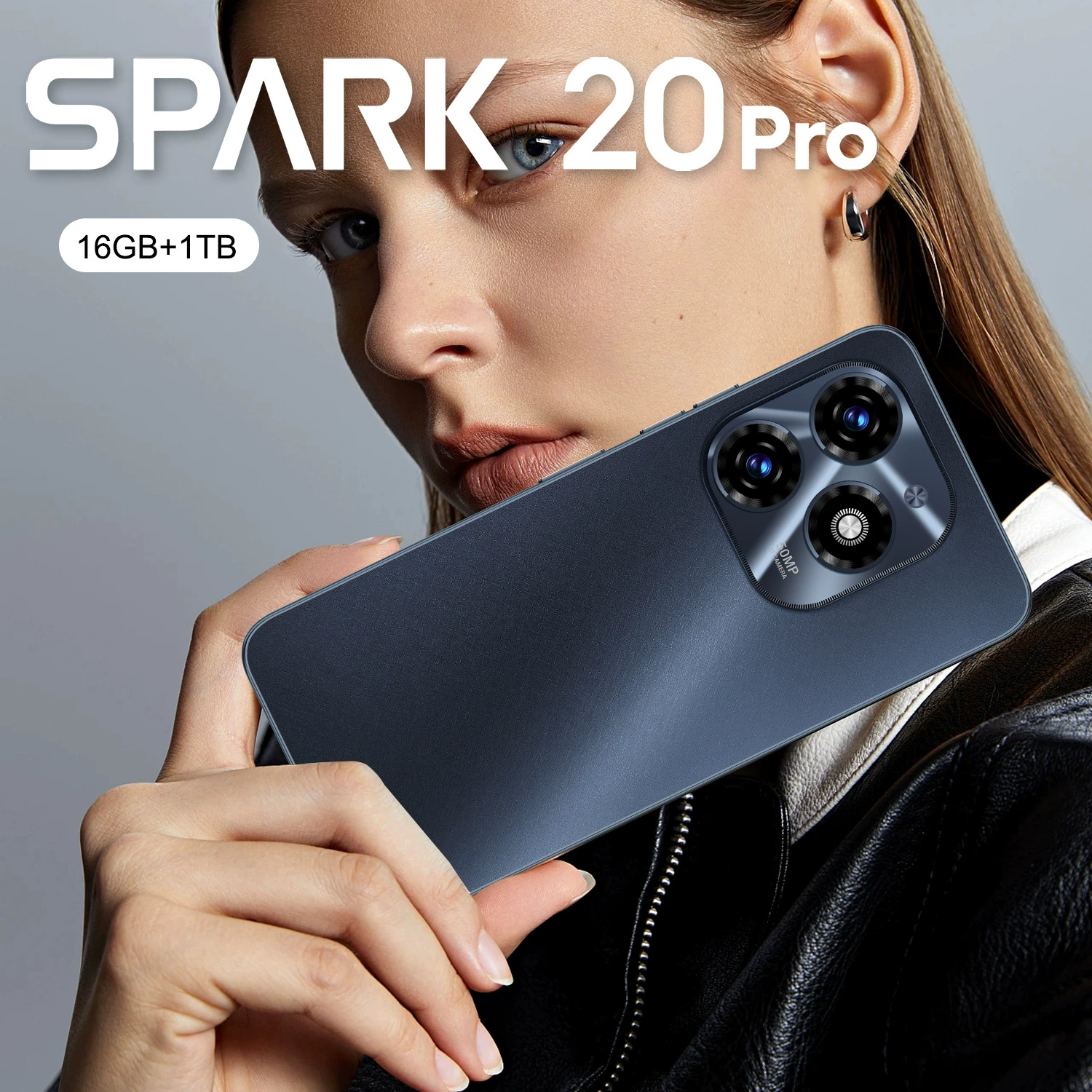 Смартфон Ozon Spark20 Pro, 16 ГБ + 1 ТБ, 7.3 дюйма, 8000 мА·ч, Snapdragon 8 Gen2