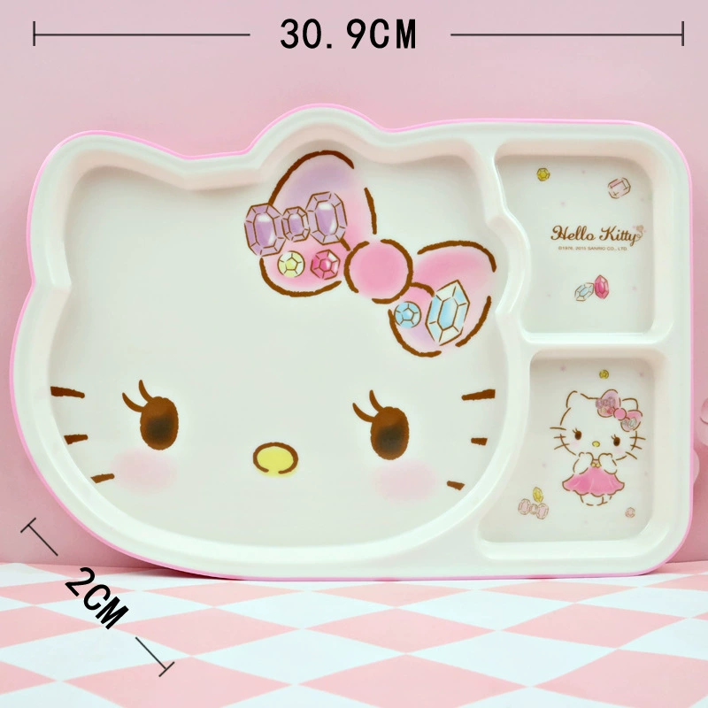 Hello Kitty, hello kitty, sanrio, spoon, tableware for food, children's dinner plate