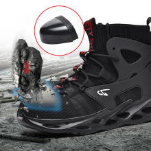 新款跨境大码46男士劳保鞋男款工作防砸防刺穿安全夏季透气带钢板