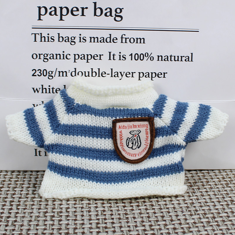 Teddy Bear muñeca reemplazo suéter 20cm ropa de bebé al por mayor Teddy Bear jefe perro muñeca de algodón juguetes accesorios de ropa