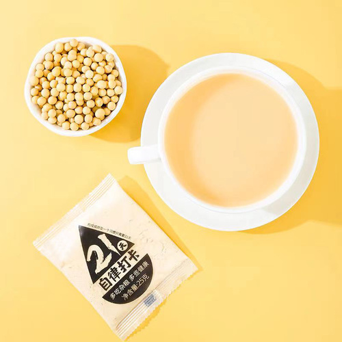 21 days of self-discipline pure soy milk powder, soy milk powder, convenient breakfast drink, black bean soy milk powder, meal replacement, individually packaged