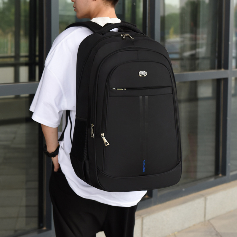 Business Backpack Cross-Border Men's Casual New College Student Computer Bag Large Capacity Trendy Outdoor Travel Backpack
