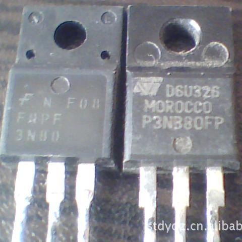 低价热卖拆场效应管3N80 FQPF3N80 P3NK80 P3NB80 800V3A电脑测好