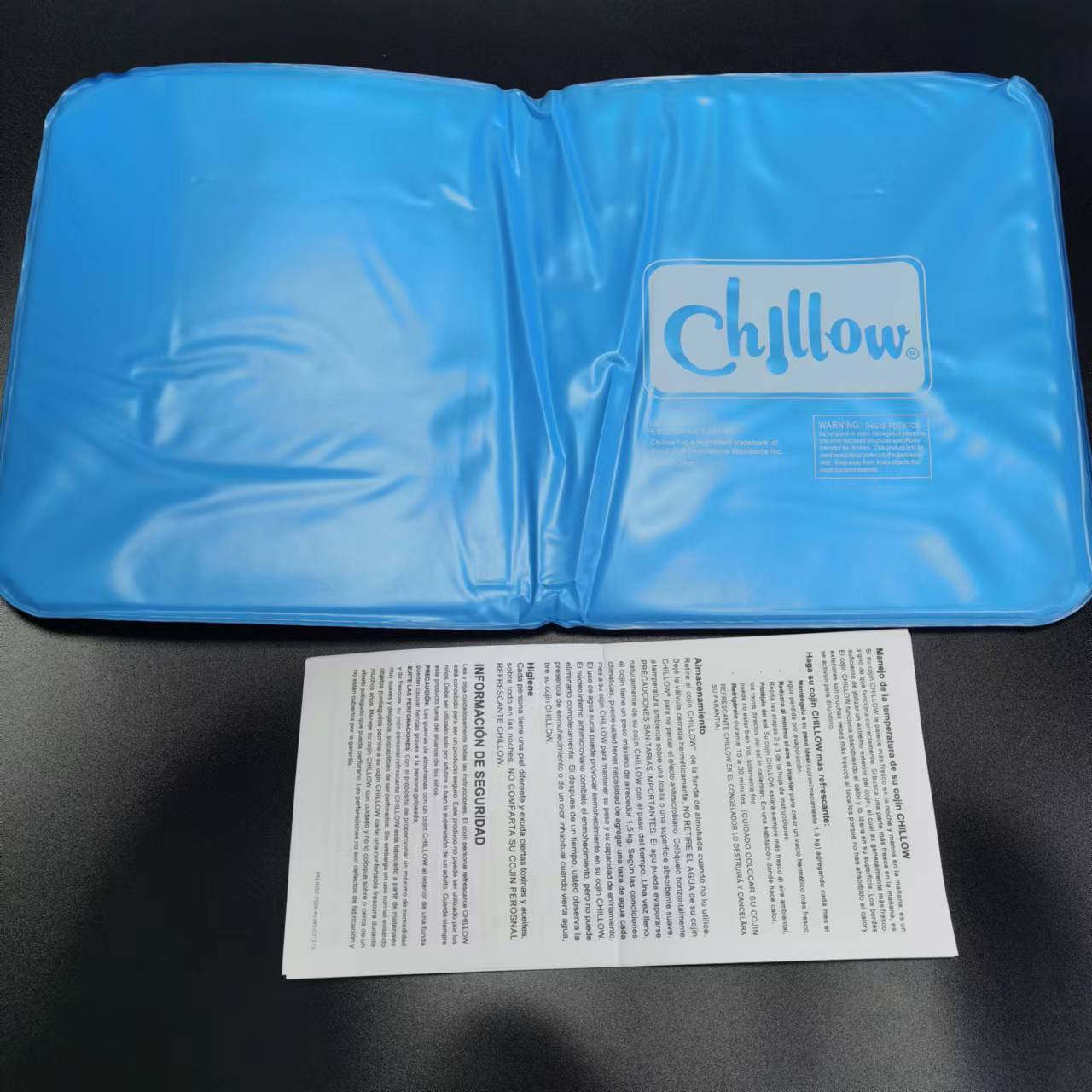 跨境夏季Chillow pillow降温冰垫 睡眠冰枕 冰凉枕头脖子