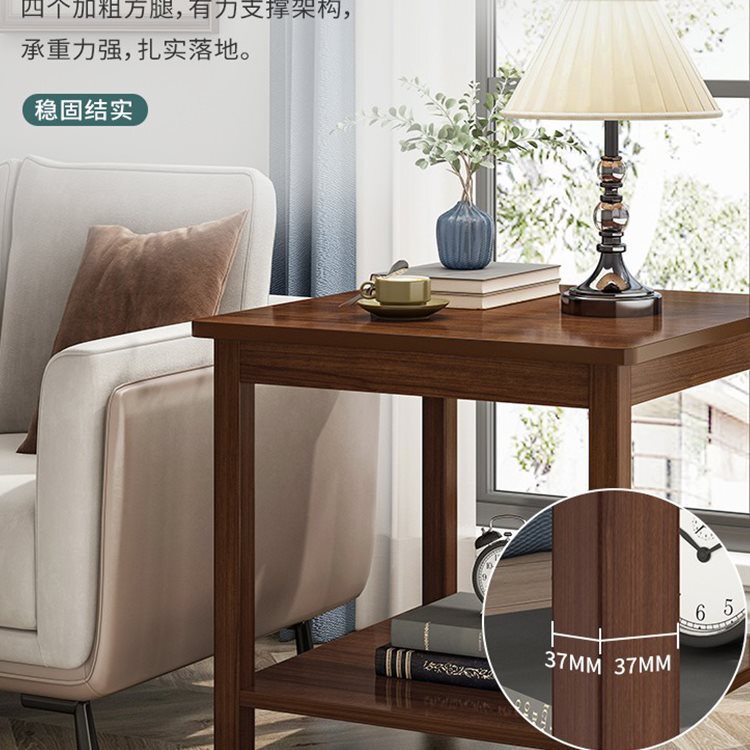 卸売昔ながらの無垢材の小さな正方形テーブル、正方形のリビングルーム家庭用ミニティーテーブル、小さなテーブル、サイドキャビネット、ソファサイドテーブル|undefined