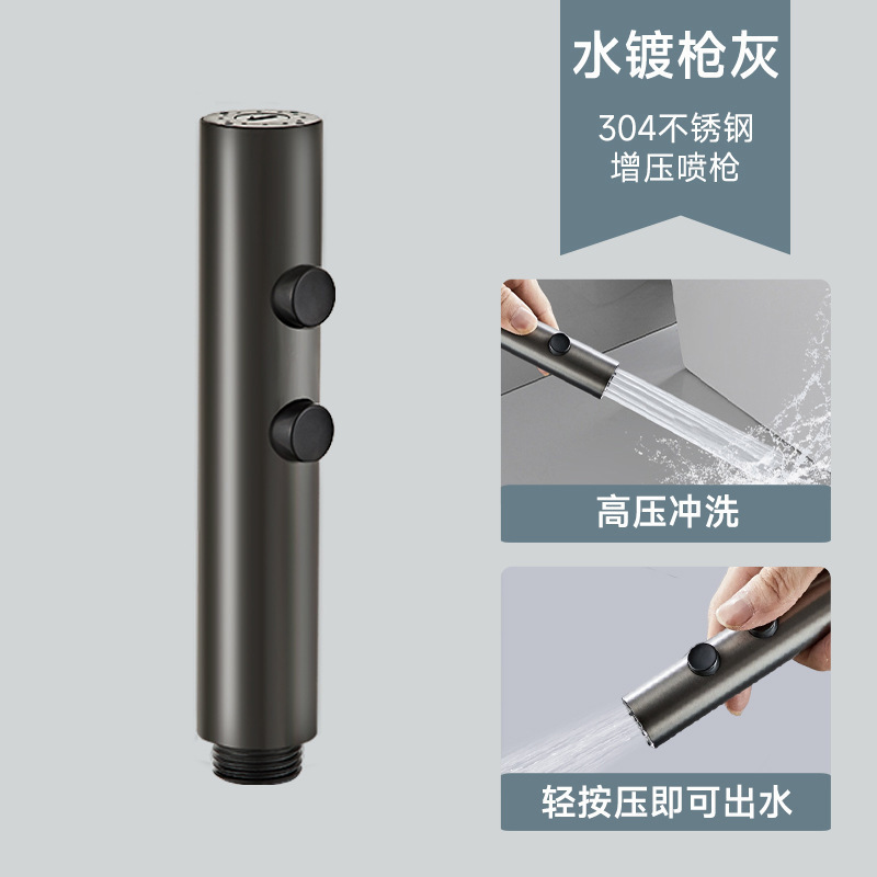 Pistola Rociadora de Bidé para Inodoro de Acero Inoxidable de Alta Presión para Baño image 18