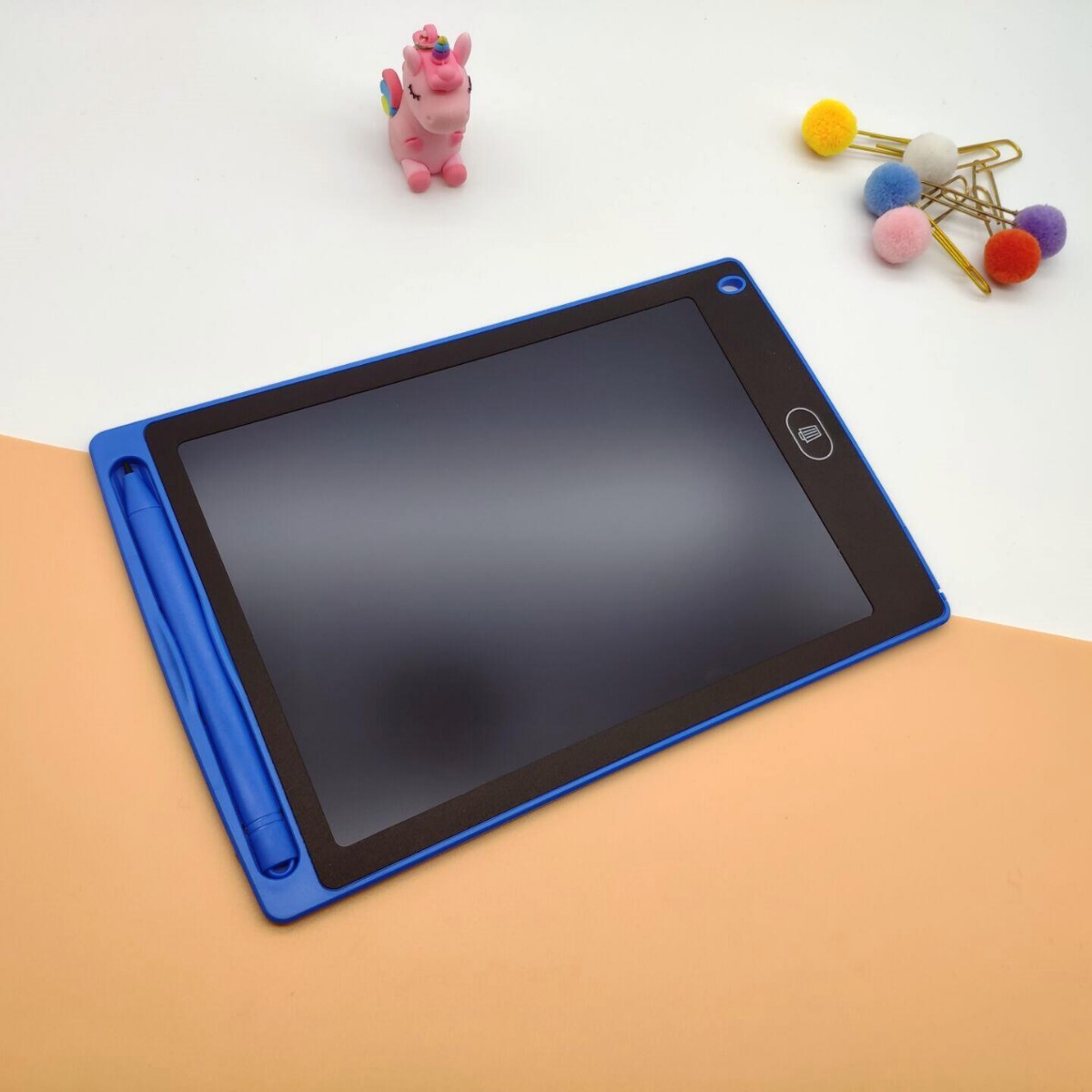 Tablero de escritura LCD de 12 pulgadas LCD tablero de escritura de los niños tablero de graffiti tablero de pizarra pequeña pizarra mensaje práctica palabra color escritura