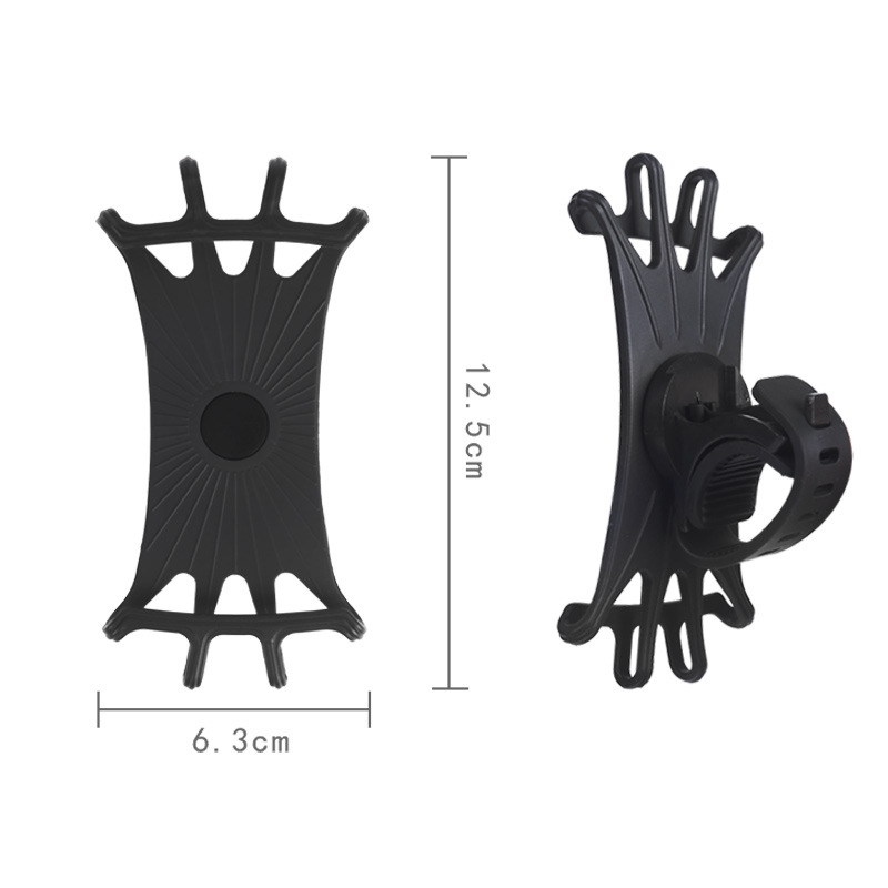 厂家批发 婴儿车手机架宝宝推车多功能硅胶导航固定支架360度旋转