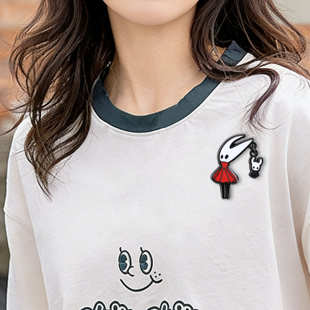 Hollow Knight Enamel Brooch Cute Badge Backpack Hat Fashion Jewelry Accessories Game Merchandise Fan Gift