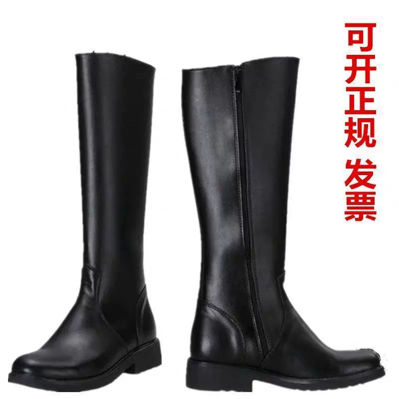 Мужские и женские парадные сапоги, высокие сапоги, сапоги для выступлений с барабанной лентой, класс национального флага, сапоги Raiser Honor Guard, ботинки военачальника