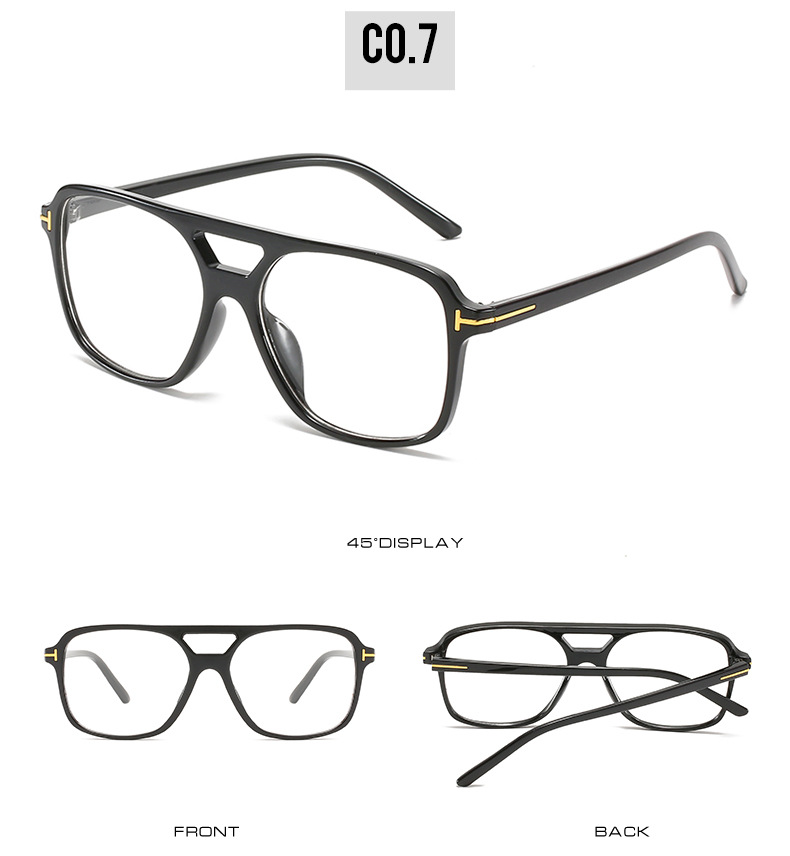 Women'S Gender Patchwork Design Classic Style Style Classic Style Color Block Ac UV400 Protection Square Patchwork Full Frame Women's Sunglasses