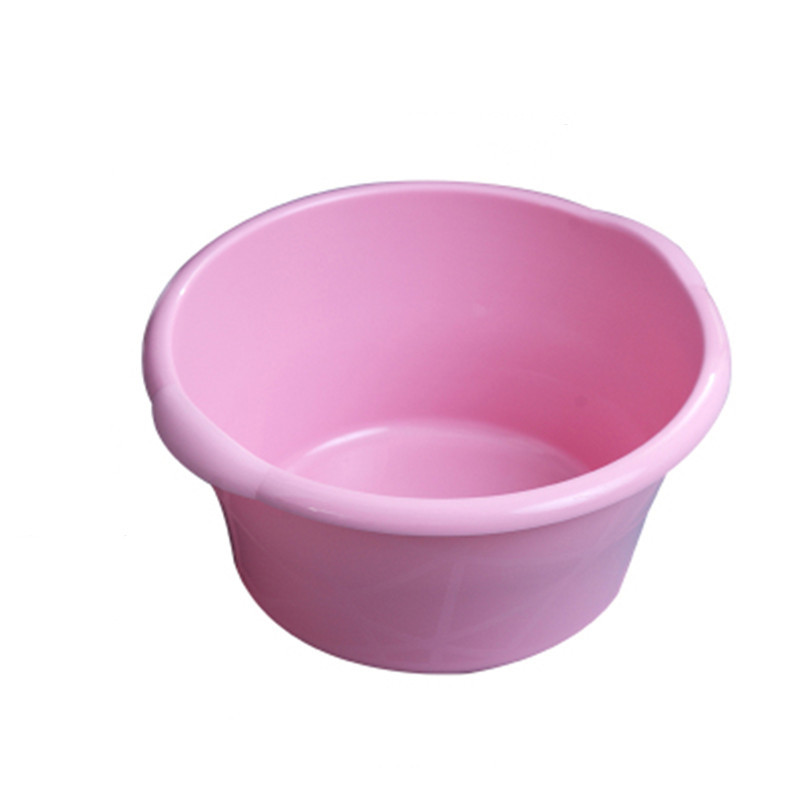 5ZV7 Adult Thickened Rubber Basin Round Plastic Basin Deepened Household Use Children's Vegetable Wash Basin Large Laundry Basin Wash