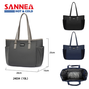 Sanneng Cross-Border Lunch Box Handbag Large Capacity Work Lunch Bag Outdoor Camping Ice Bag Fashionable Diagonal Insulation Bag