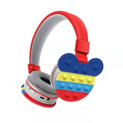 跨境专供AKZ-K30无线蓝牙头戴式耳机 可爱米奇网红头戴