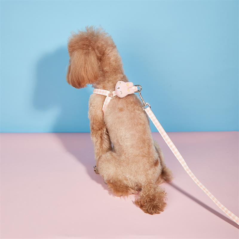 Nueva Correa transfronteriza para el pecho del animal doméstico nueva cuerda de perro mediana y pequeña perro chaleco perro tracción cuerda gato tracción