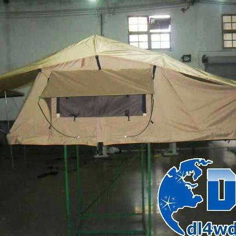 Открытый кемпинг палатка самостоятельного вождения Тур Мягкий Верх Холст крыши палатка автомобиль палатка путешествия палатка