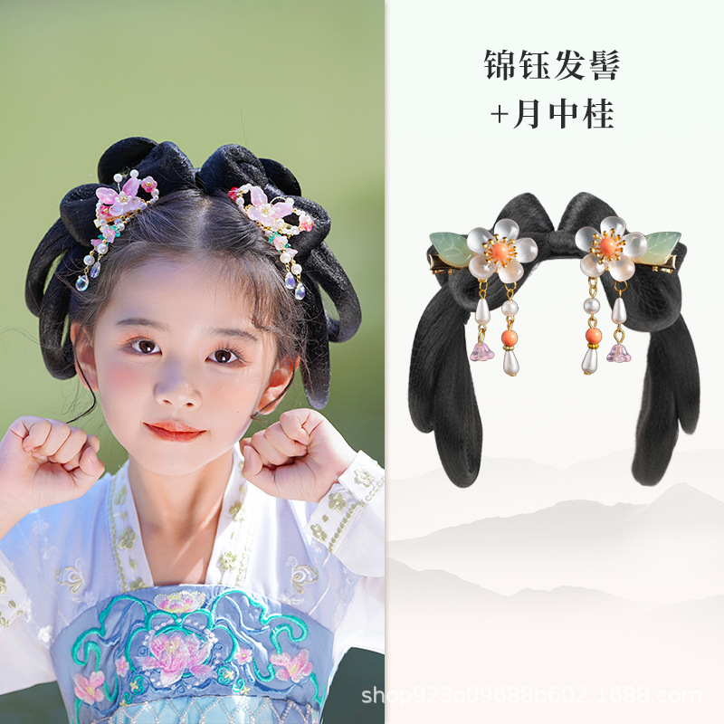 진유 헤어 바우온 크레센트 헤어 액세서리 쌍