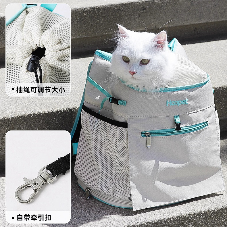 猫包便携外出轻便款背带胸前包猫咪猫包双肩大容量装小狗宠物背包|undefined
