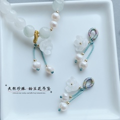 卸売り天然淡水真珠金ペンダント手作りdiyアクセサリーブレスレット鈴蘭小提溜手串組み合わせ金