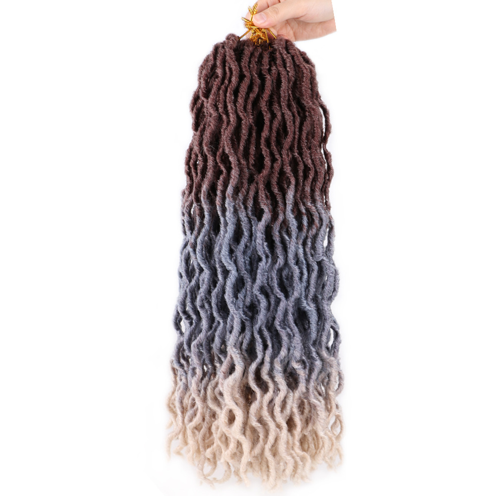 Extensions à clip gypsy locs en cheveux synthétiques_voghion.com