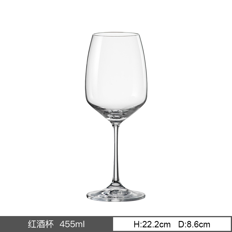 Copas de vino tinto importadas de República Checa, copas de cristal sin plomo, juego de alta gama para el hogar, combinación de decantador de vino, regalo de negocios