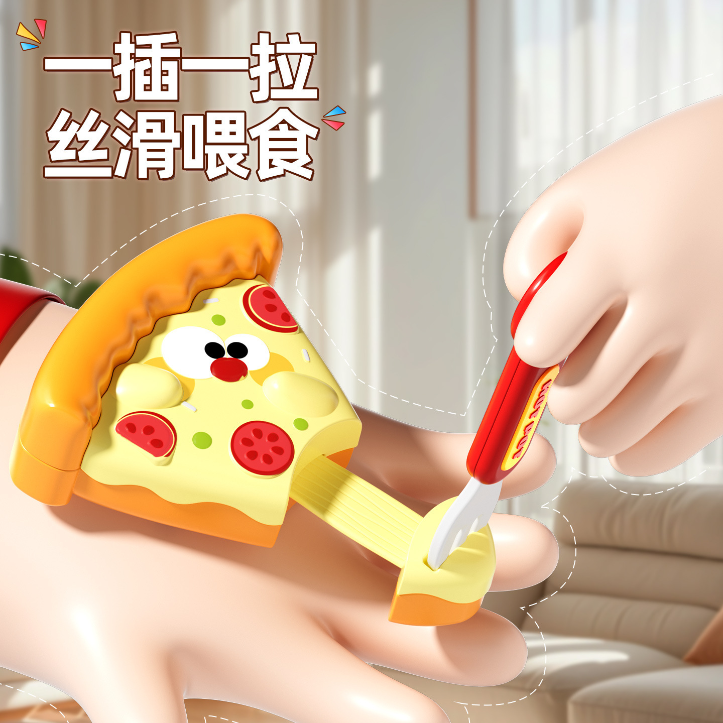Nuevos niños transfronterizos en casa puzzle juguetes de descompresión de alimentación simulación hamburguesas pizza bebida alimentación comida