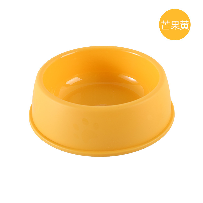 Tazón mate para mascotas personalizado Tazón de perro huellas antideslizantes Tazón de plástico Tazón de mascotas personalizado Tazón de perro logotipo