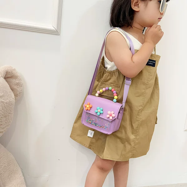 2026 New Children's Small Bag for Girls, Cartoon Style Crossbody Bag, Cute Princess Shoulder Bag, Coin Purse