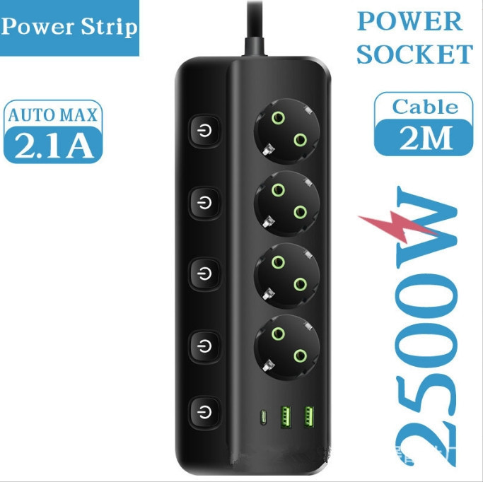 Interruptor inteligente USB conector de línea de agujero especial de la norma europea conector de línea de línea de conector doméstico conector de línea de línea de conector de línea de línea de línea de conector europeo