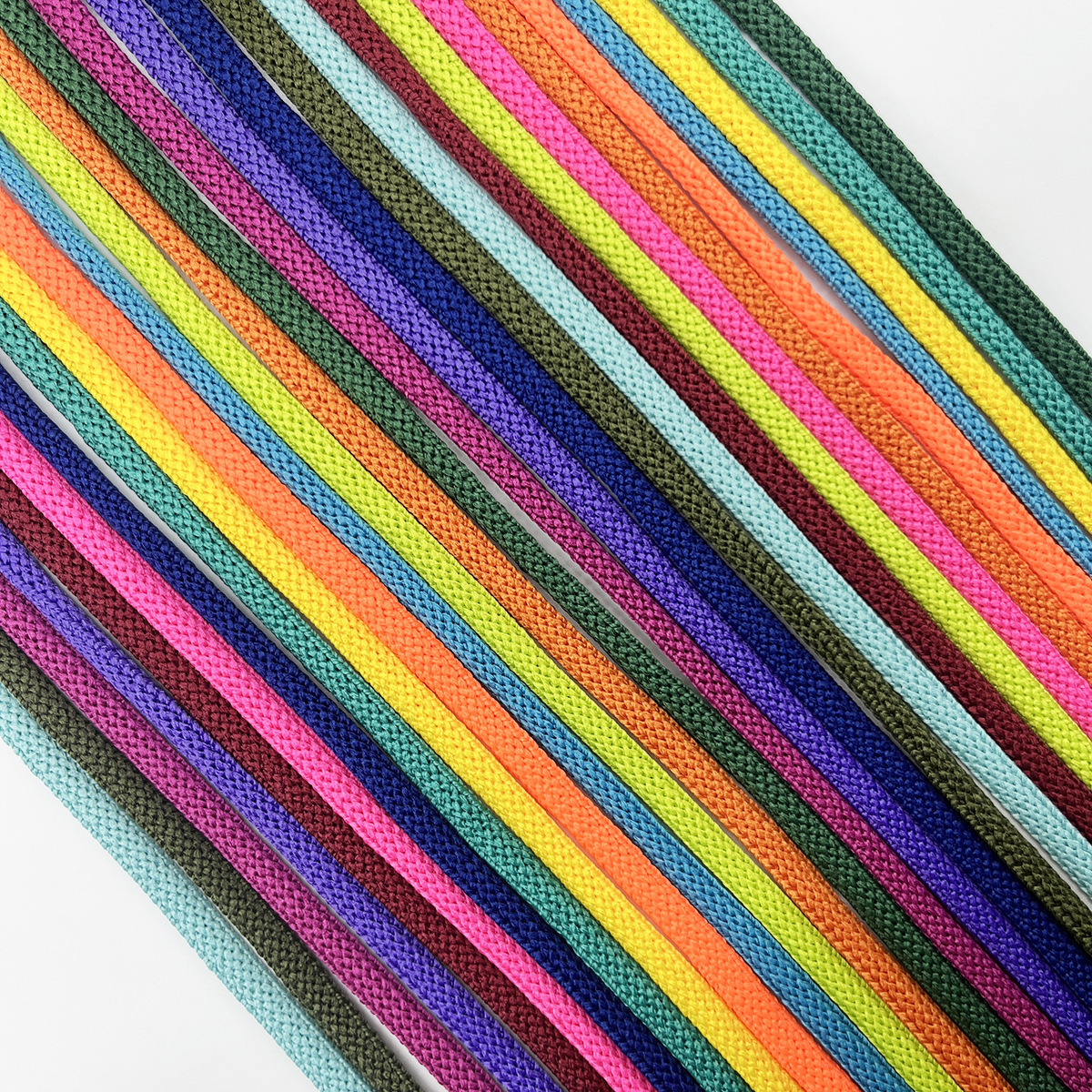 210 color spot 5mm poliéster de color semicircular cuerda de núcleo cuerda de sombrero casual cuerda de dibujo de pantalones deportivos cuerda de cinturón