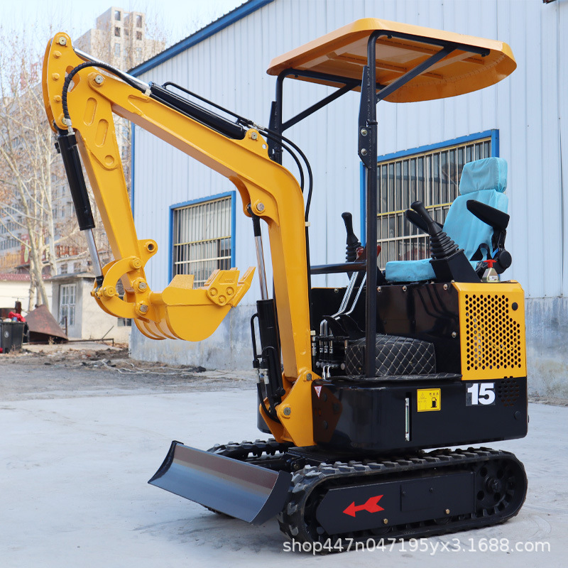 室内工程破碎小型挖掘机 履带式家用微型挖土机 果园工程微型迷你