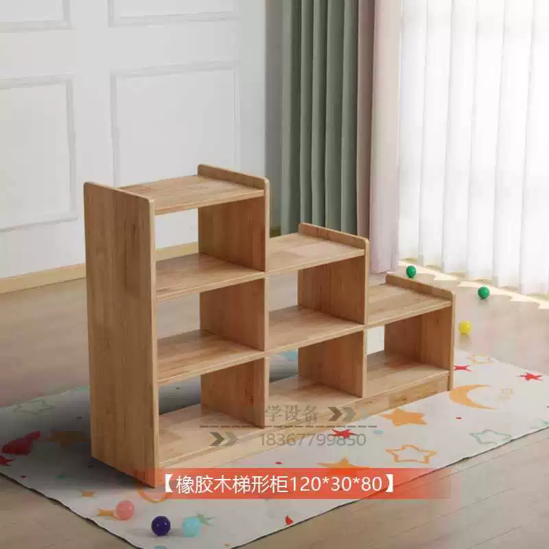 Игрушка для детского сада, детский рюкзак из натурального дерева, обучающие пособия Монтессори, книжная полка, обувь, система хранения
