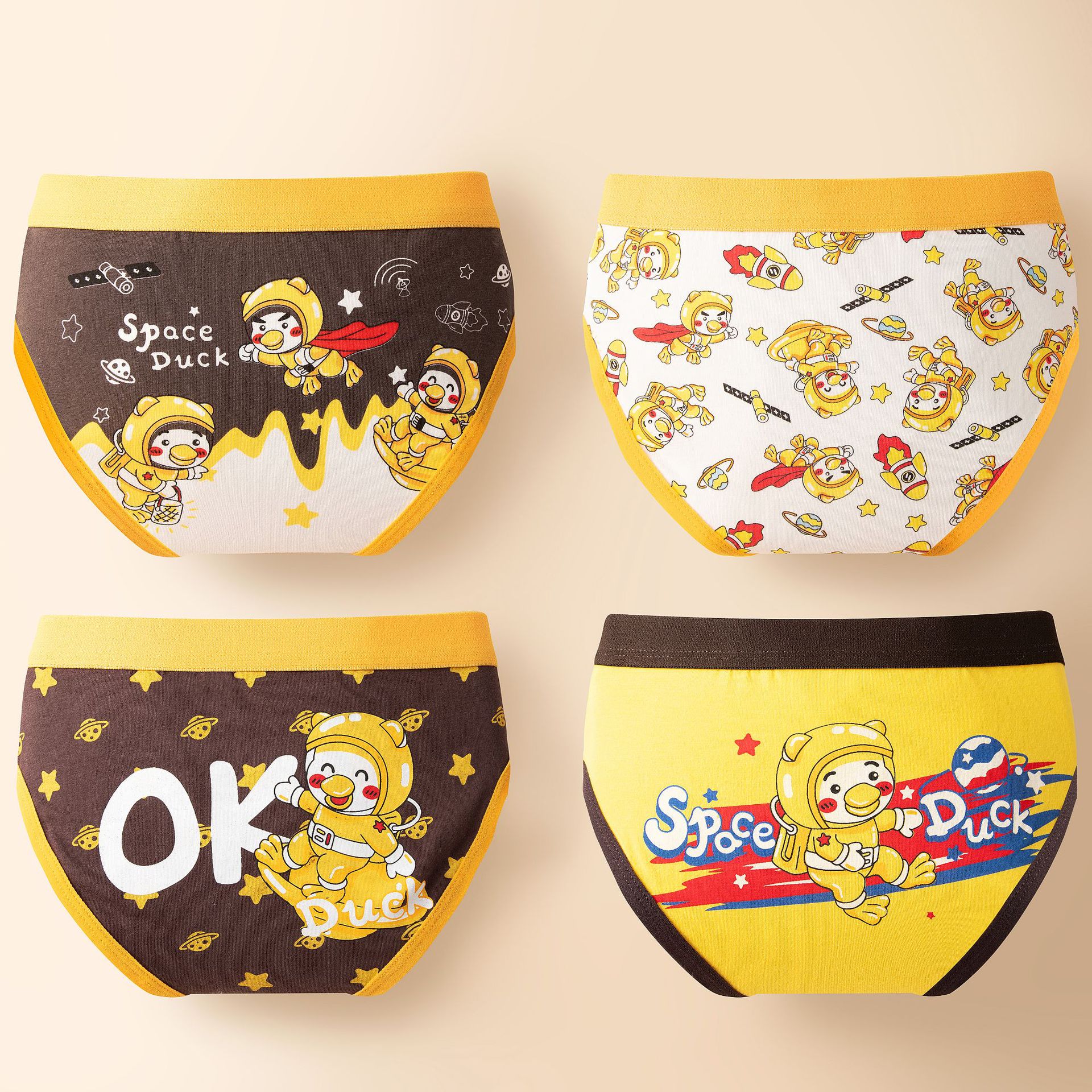 2025 nueva ropa interior delgada de verano para niños, algodón triangular, niños pequeños, medianos y grandes, niños, niños sin trasero