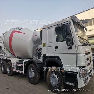 跨境出口 重汽豪沃8x4建筑工程 混凝土水泥搅拌车420马力HOWO卡车