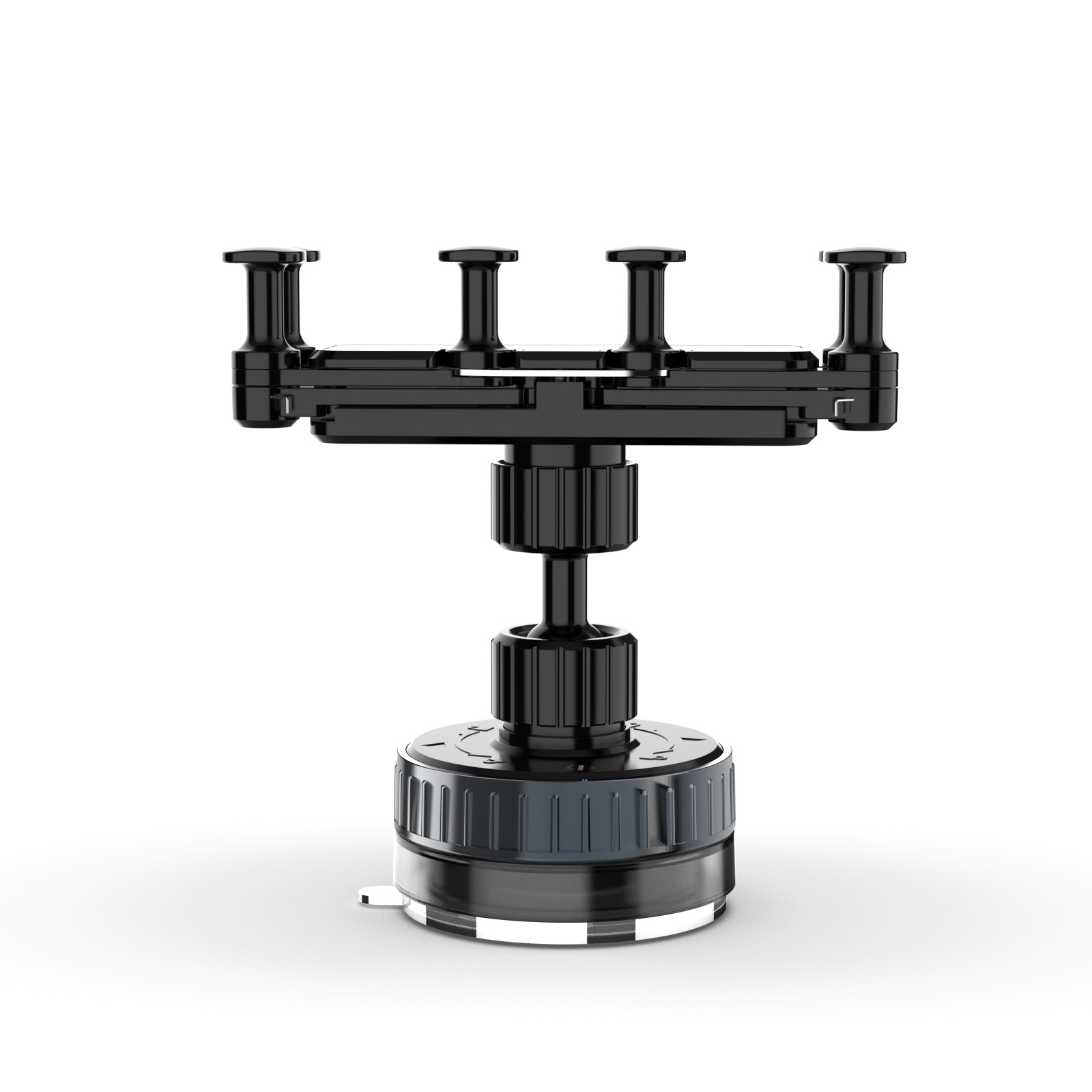 Soporte de teléfono móvil de vacío transfronterizo tipo ventosa soporte de pasta multifunción vacío plegable de doble cara soporte perezoso telescópico