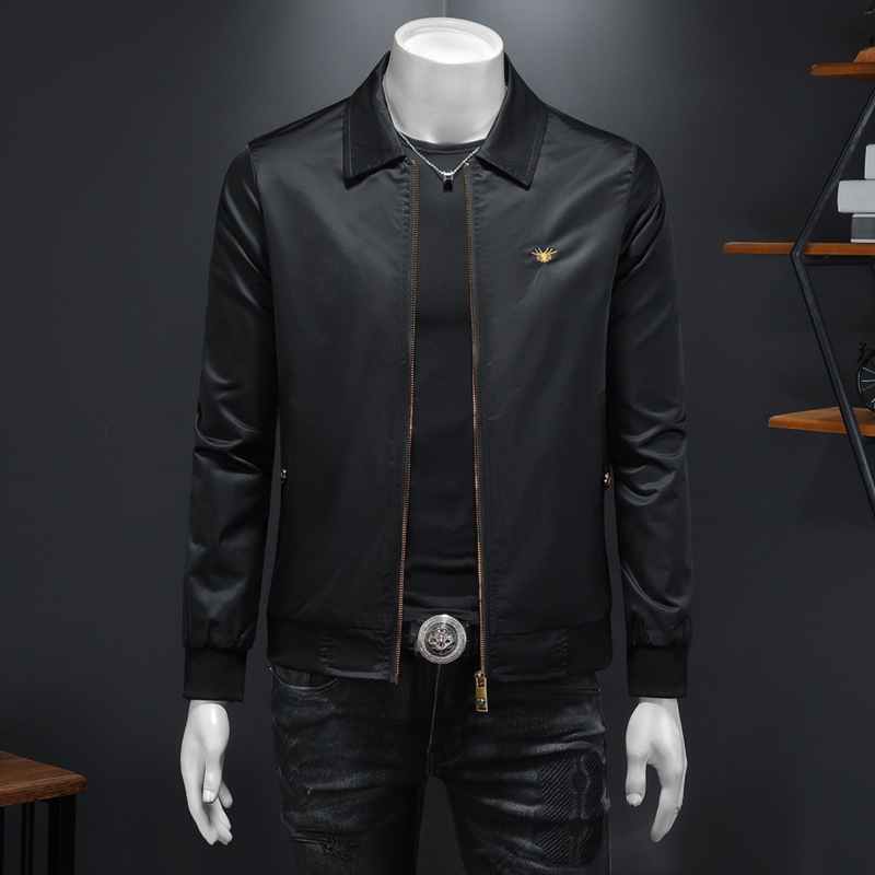 European Spring and Autumn New Lapel Jacket Korean Style Slim Casual Simple Youth Coat Men's Top Jacket Trendy