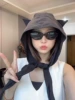 Cat ear hat—black