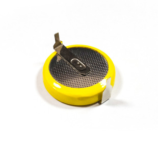 LIR2450鋰電池生產廠家帶卧式焊腳120mAh3.6V鋰離子紐扣充電電池