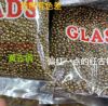 Gold -plated silver -plated copper grabbing black and black gallbladder black color 2mm glass rice bead DIY handmade hand sewing clothing auxiliary materials