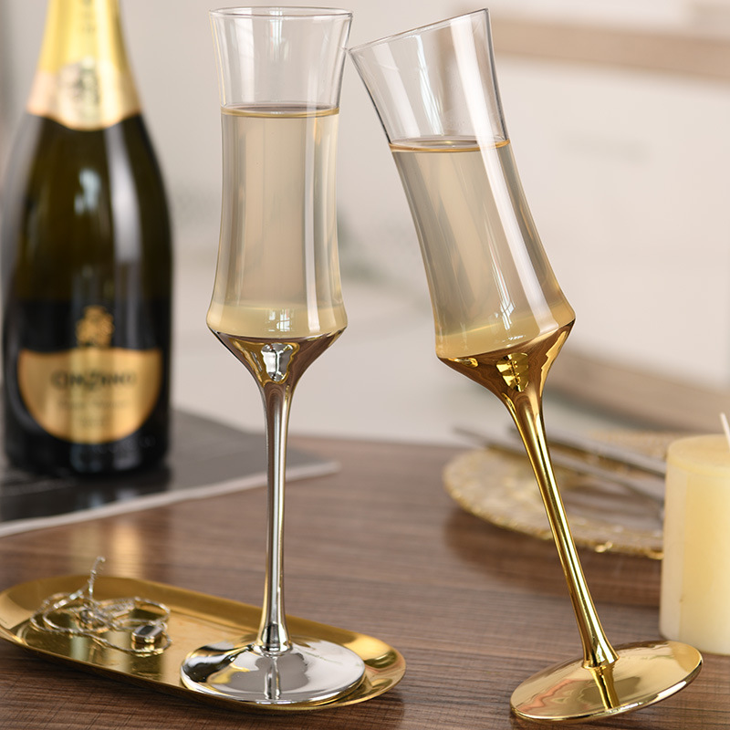 Crystal Glass Red Wine Glass, Love Knot, Wedding Gift, Champagne Glass Gift Box, Souvenir Gift, Couple's Wedding Matching Wine Set